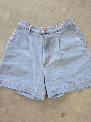 Denim Trouser Shorts