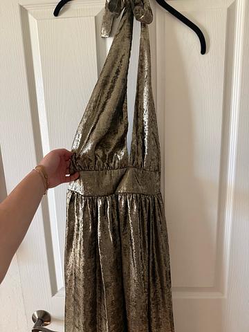 Disco halter dress