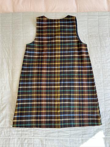 Audrey Dress in Blanket Plaid