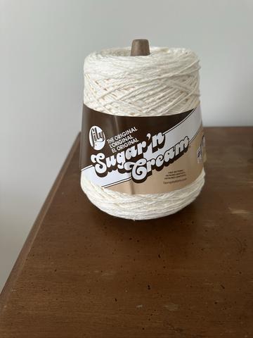 1 cone sugar’ n cream cotton yarn