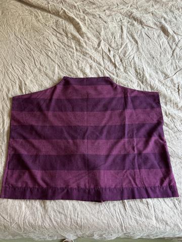 Pleated back blouse