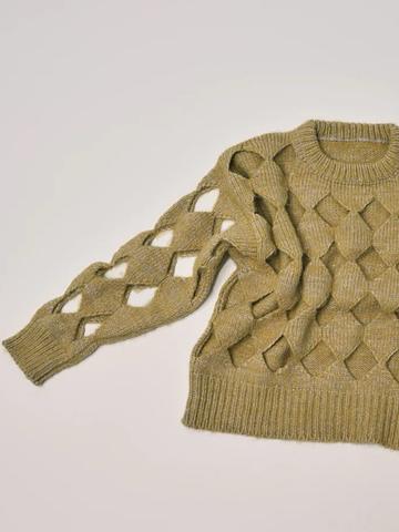 Diamond sweater citrine