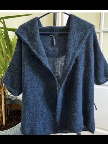 Sara pacini mohair wrap sweater