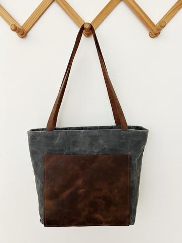 Waxed Canvas August Tote