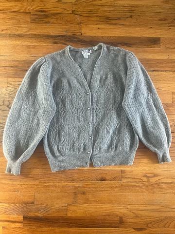 Visibly mended vintage sweater