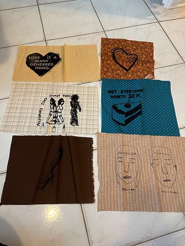 Silkscreened patches