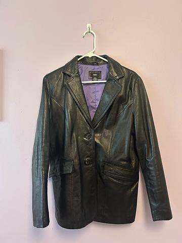 Leather Blazer
