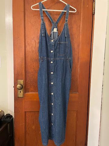 90s denim maxi jumper