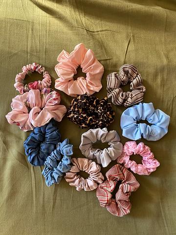 Upcycled Handmade Scrunchies
