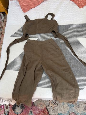 Two-piece convertible jumpsuit
