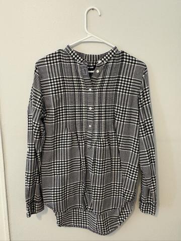 Land’s End Flannel Blouse