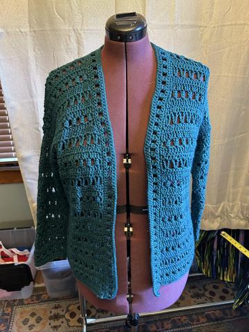 Macrame Crochet Cardigan