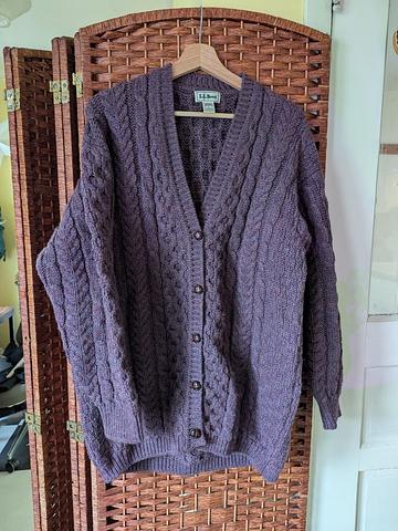 Wool cardigan