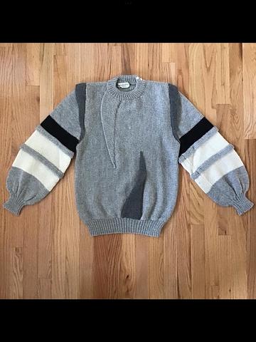 Vintage 60s Wilkes Bashford San Francisco Space Age Sweater (same shoulder details as the Babaa no65 👀)