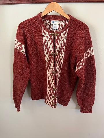 Wool/linen cardigan