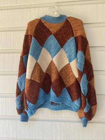 Stunning Handknit wool sweater