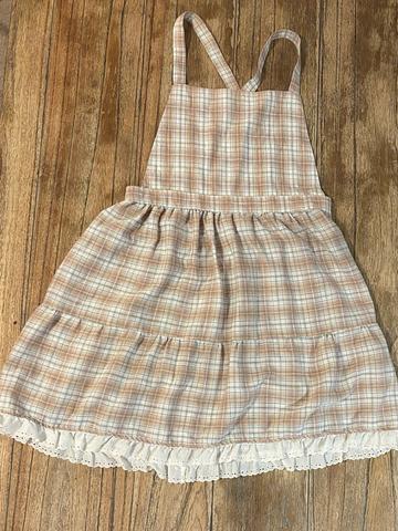 Pinafore dress self drafted