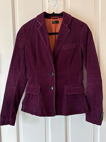 Stile Benetton Purple Corduroy Blazer