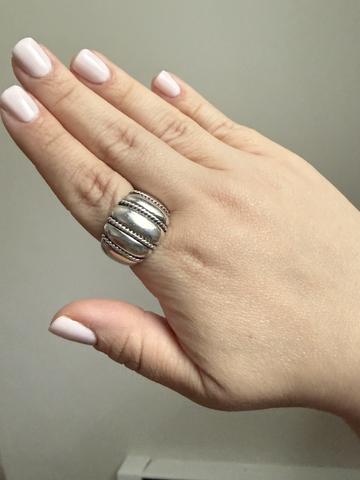 Vintage sterling modernist ring