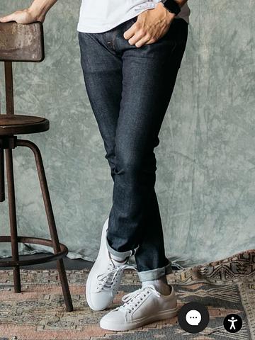 The Needle Raw Indigo Jeans