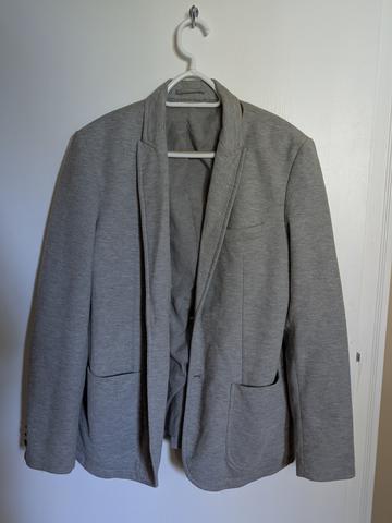 Men's gray blazer