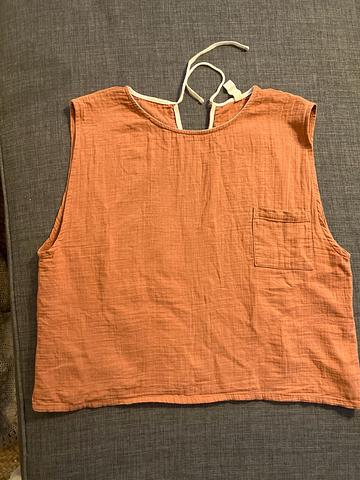 organics cheesecloth pocket tank