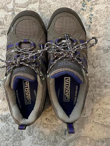 Dakota brown and purple steel toe work boots