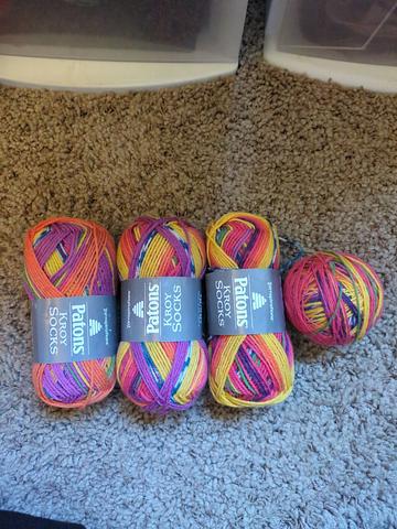 Fingering weight wool blend yarn