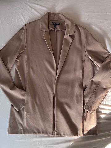 Camel knit blazer size pp