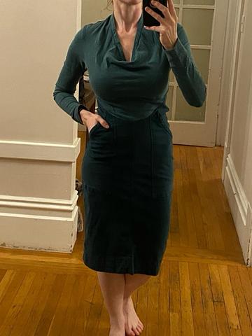 Teal Wiggle Dress