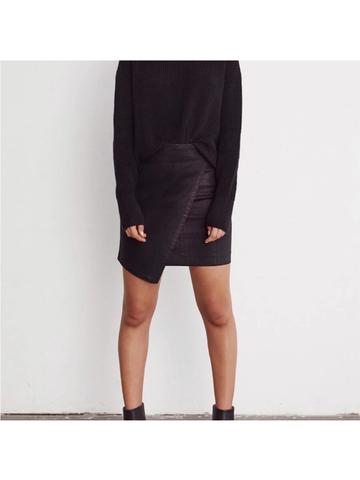 Leatherette Skirt