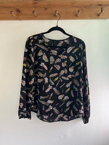 Feather Print Blouse