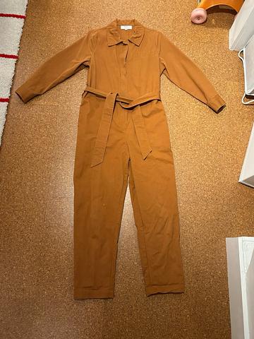 Red Sky boilersuit suit with tie