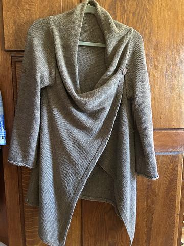 Artsy drapey sweater