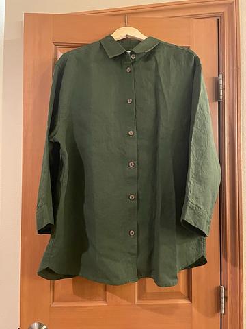 Yvoire linen button up shirt