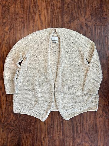Hand-Knit Yoke Cardigan