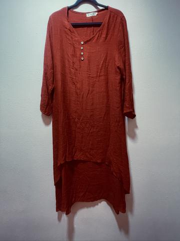 Hi-Lo Autumn Flow Dress