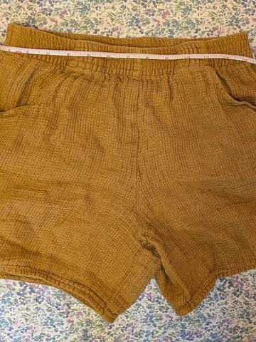 Jeri Waffle Linen Shorts