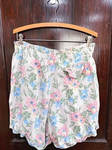 Floral High Waisted Shorts