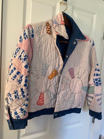 Quilt Jean Jacket fully reversible