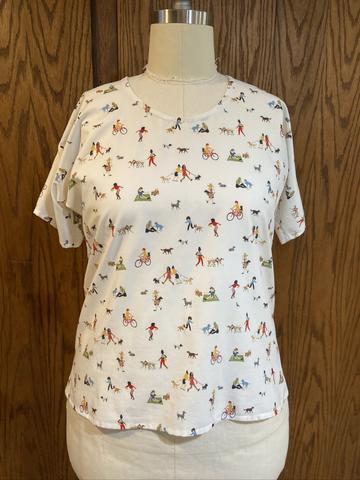 Dogwalk blouse