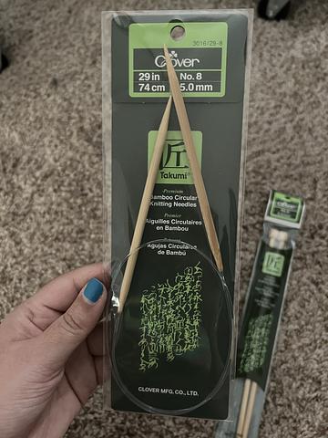 Knitting needles