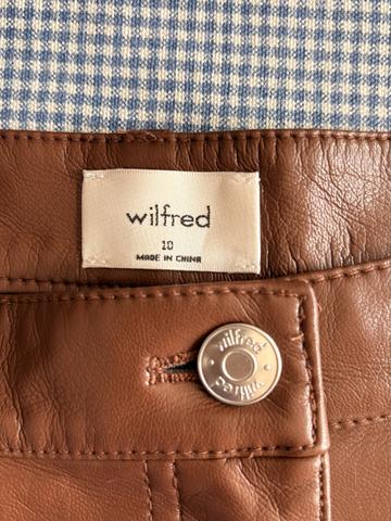 Wilfred Faux Leather Pants