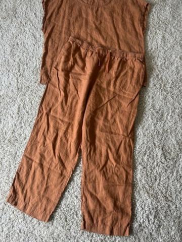 Linen pajama set