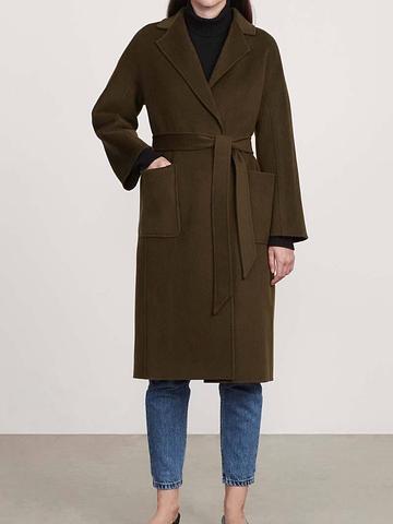 Curated classic coat