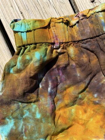 Ice Dyed Linen Princess Polly Shorts