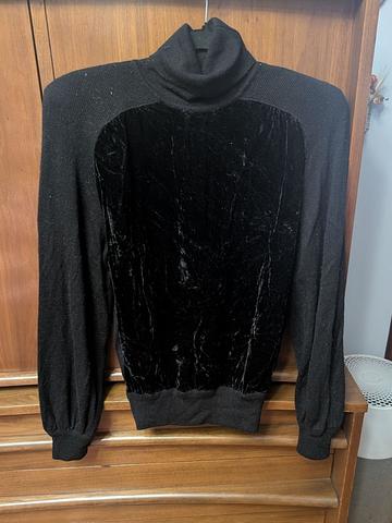 Valentino Velvet Turtleneck