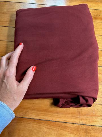 Rusty Red Bamboo Rayon Knit