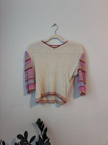 Multifloral Woven Top