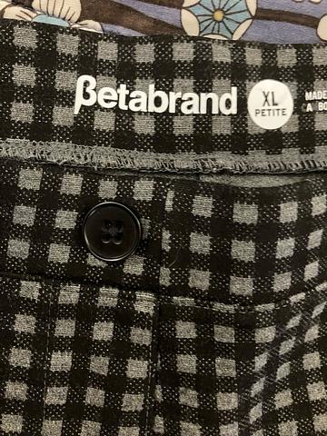 Betabrand plaid pants